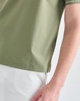 Lanvin Blanc Men's Polo - Green - Erthe Golf