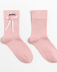 Keypote Women's Ribbon Rose Sport Socks - Pink - Erthe Golf