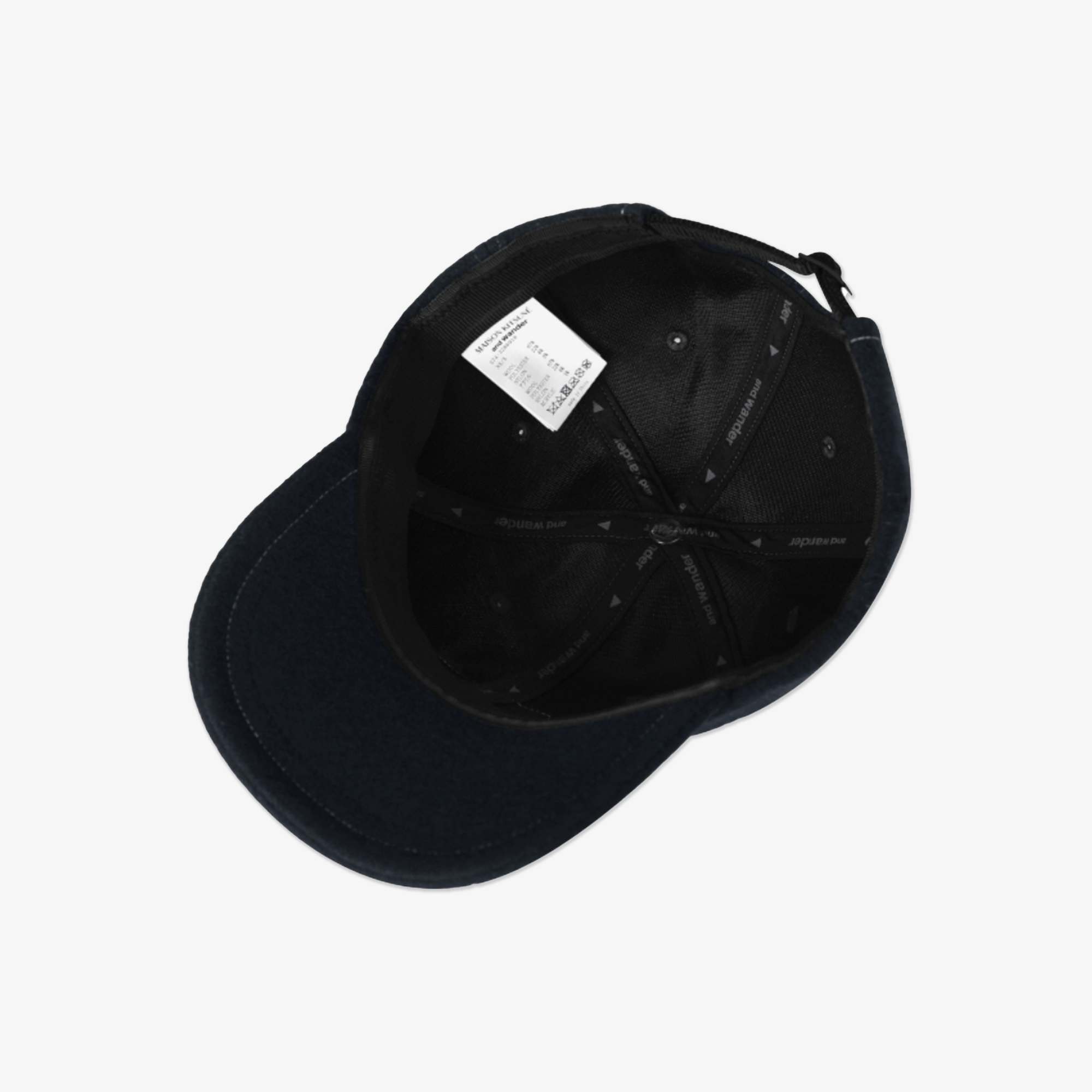 Maison Kitsune Knit Hat - Black - Erthe Golf