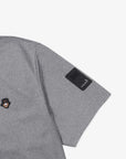 Golden Bear Woven Hoodie T-shirt Grey - Erthe Golf