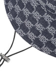 Master Bunny Edition Men's Logo Print Bucket Hat - Navy - Erthe Golf