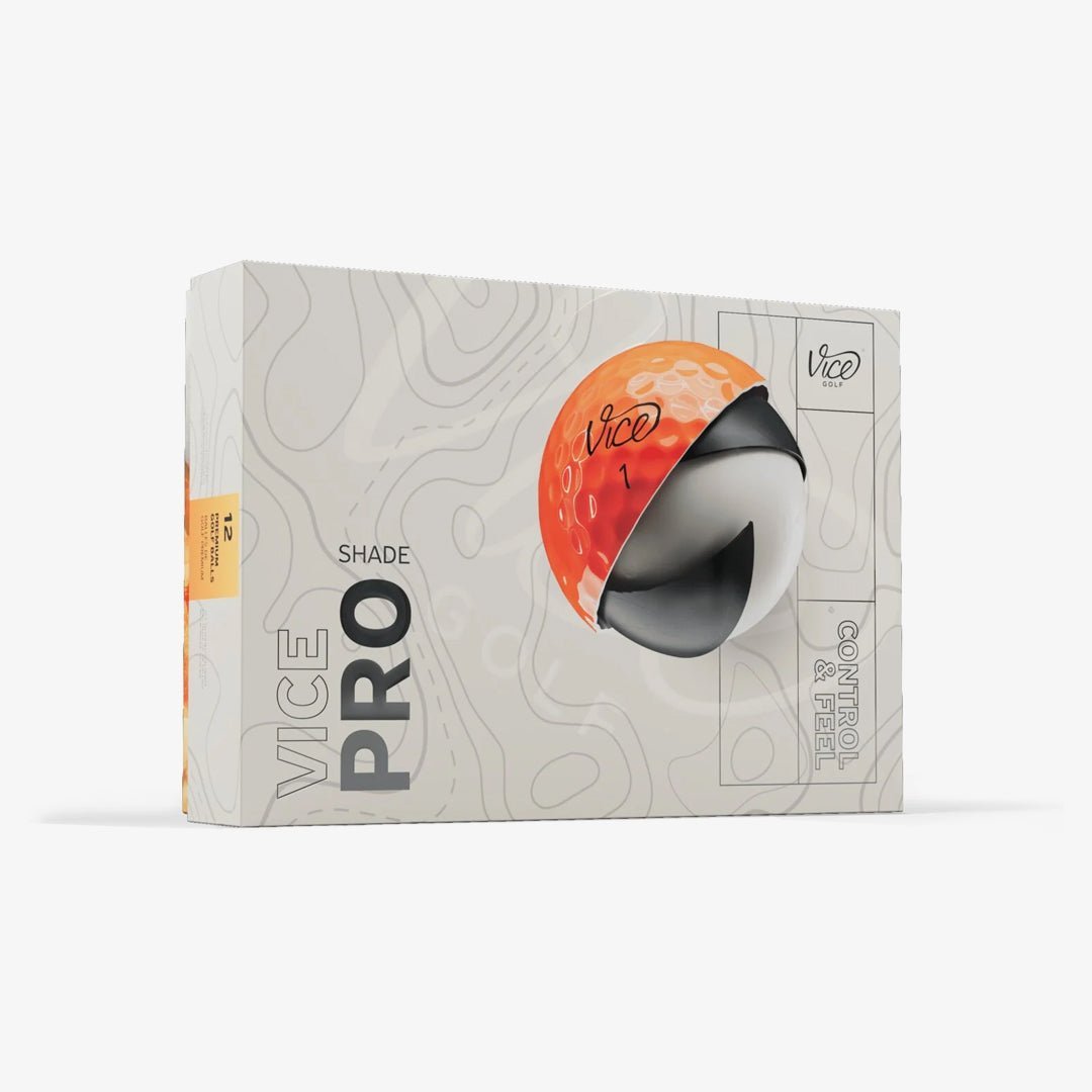 Vice Pro Golf Balls - Orange Red - Erthe Golf