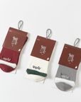 Keypote Women's Fluffy Crew Socks - Grey - Erthe Golf
