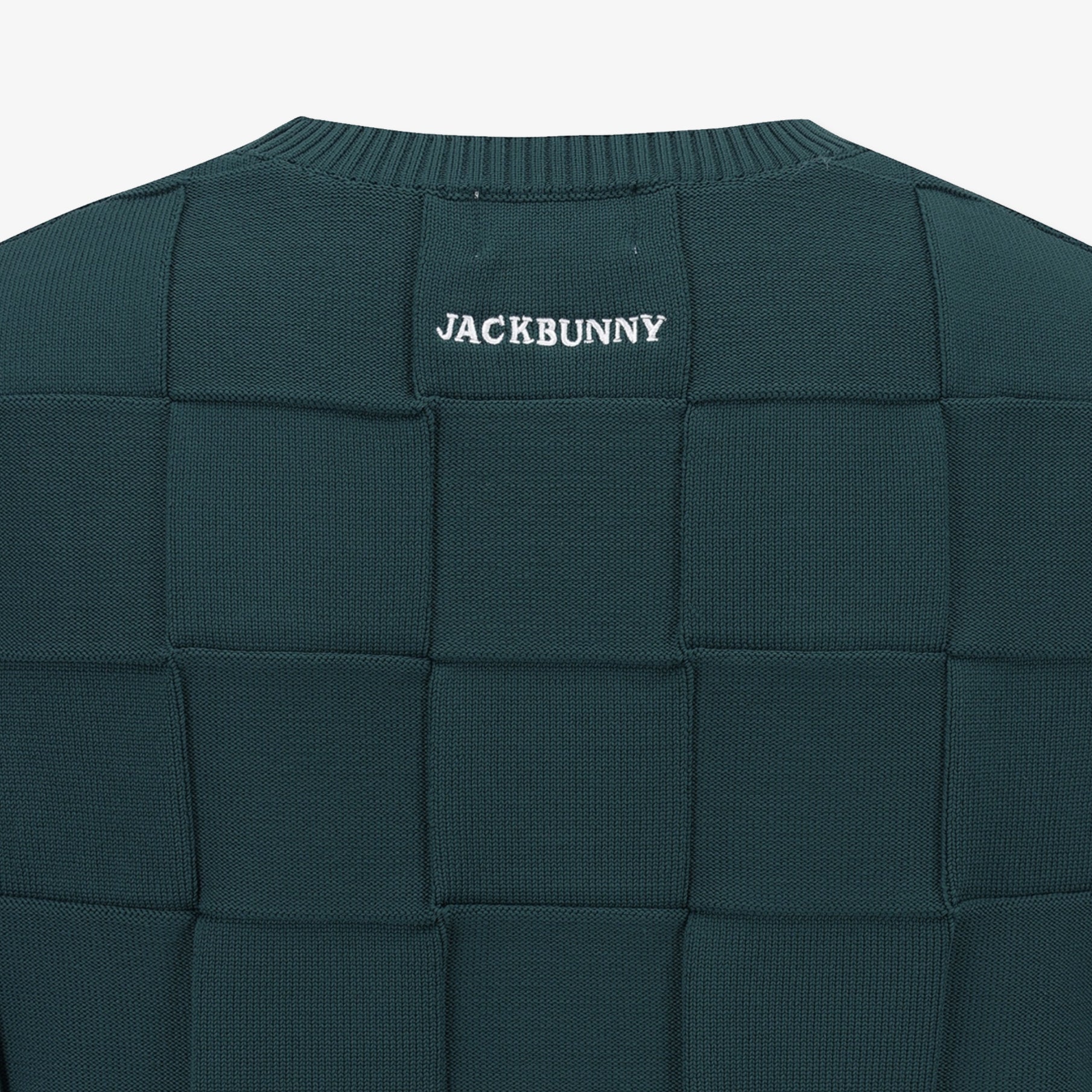 Pearly Gates Men's Jack Bunny Check Texture Knit Vest Green - Erthe Golf