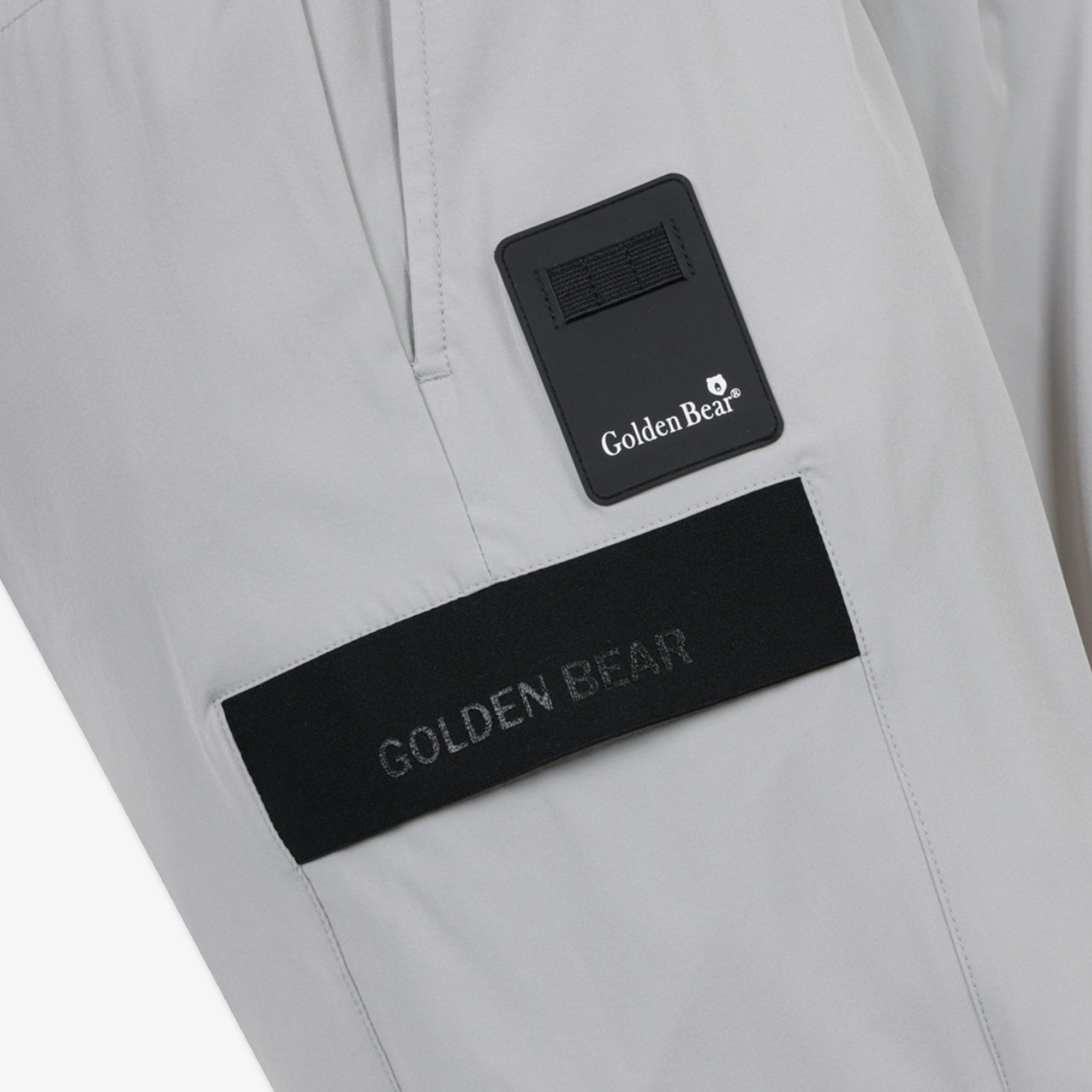 Golden Bear Stretchable Woven Cargo Jogger Pants Grey - Erthe Golf