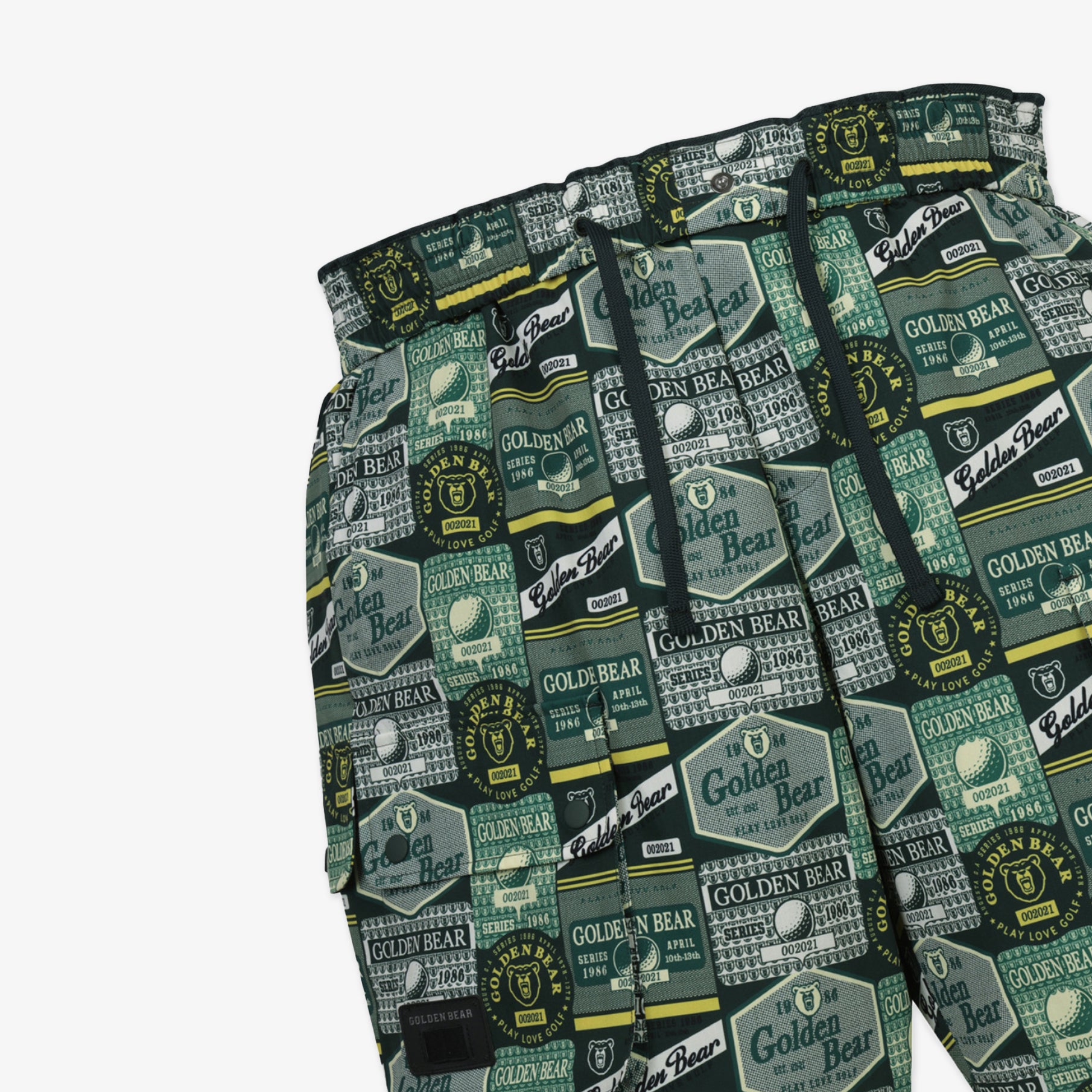 Golden Bear Unisex All - Over Printed Shorts Green - Erthe Golf