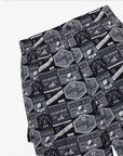 Golden Bear Unisex All-Over Printed Shorts Black