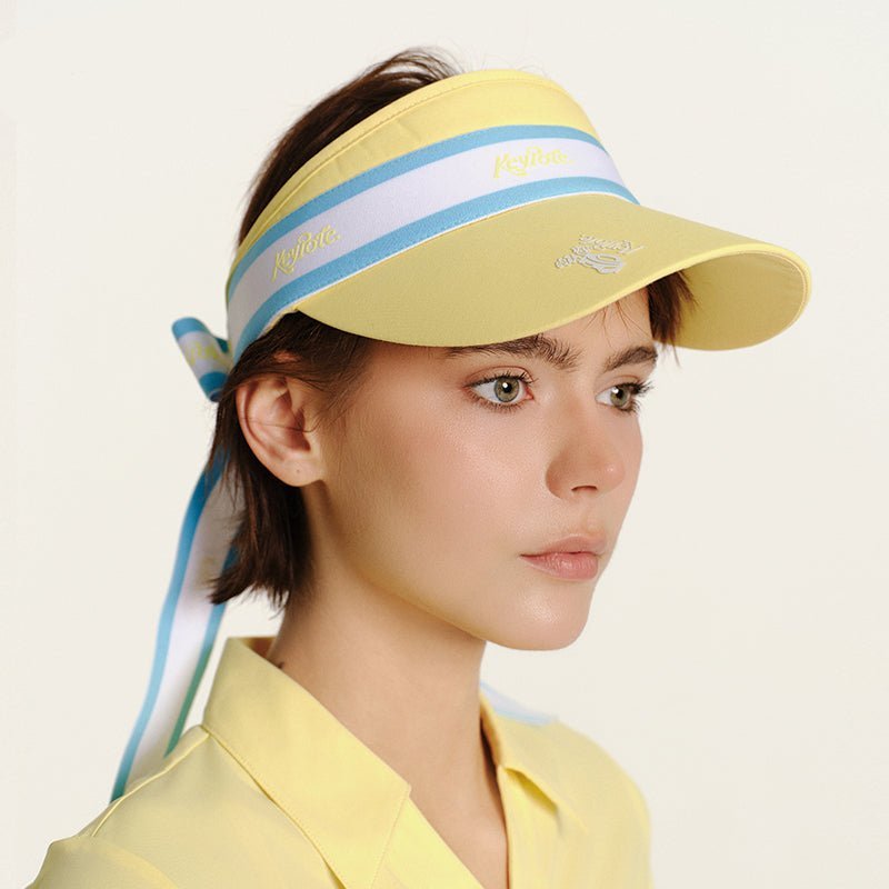 Keypote Yellow Classic Visor - Erthe Golf
