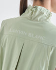 Lanvin Blanc Green Mock Neck Drawstring Dress - Erthe Golf