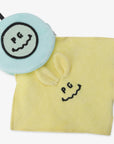 Pearly Gates Bunny Towel & Pouch Yellow
