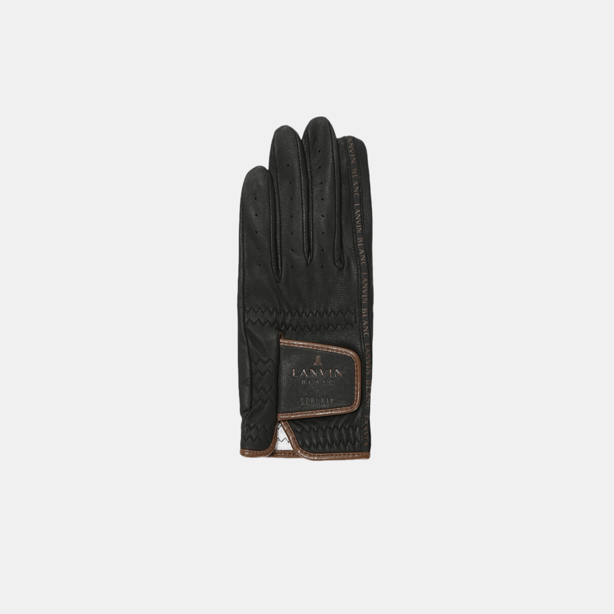 Lanvin Blanc Lambskin Left Hand Glove - Black - Erthe Golf