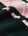 Keypote Knitted Vest - Forest Green - Erthe Golf