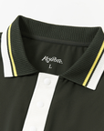 Keypote Long Sleeve Polo Shirt - Forest Green - Erthe Golf