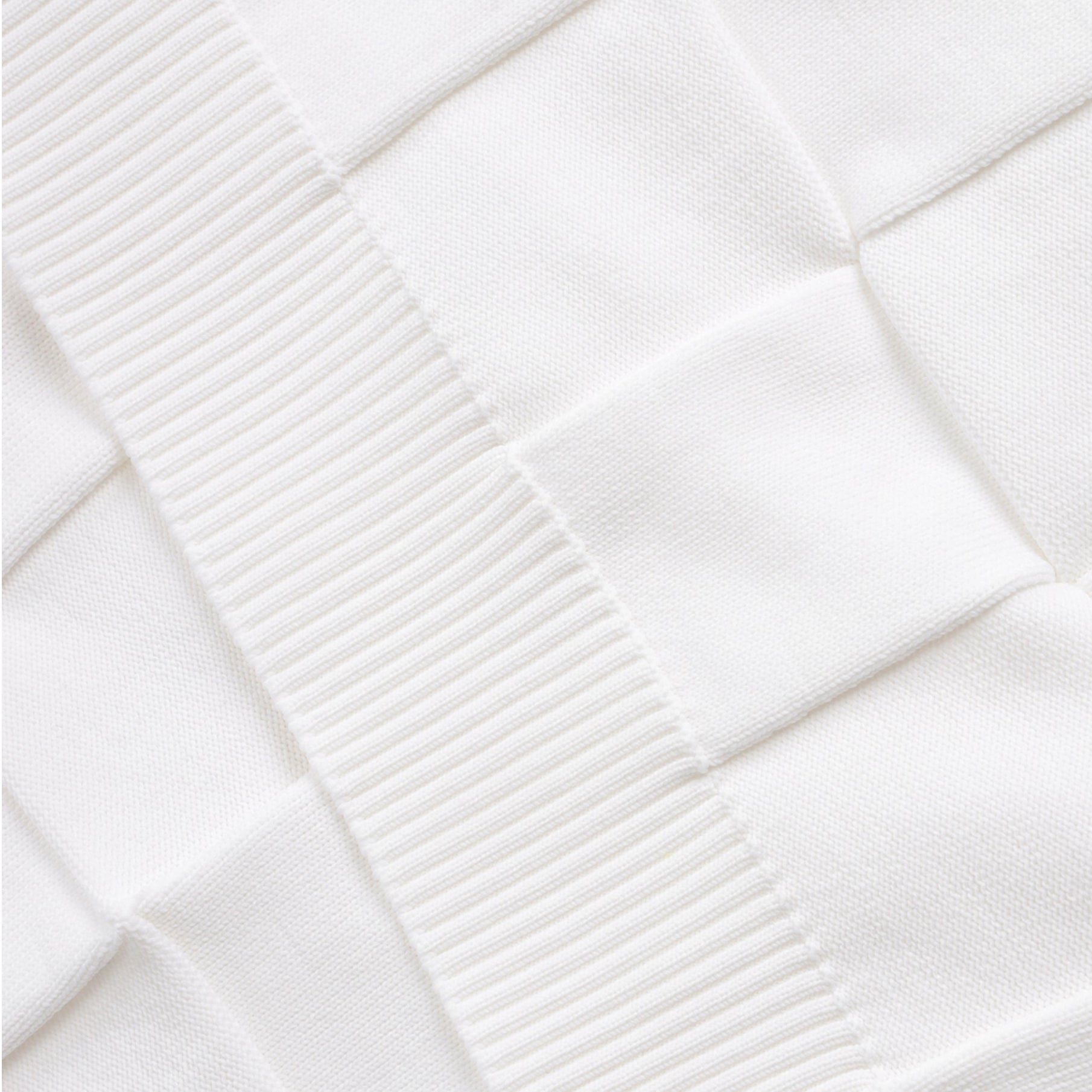 Pearly Gates Men's Jack Bunny Check Texture Knit Vest White - Erthe Golf
