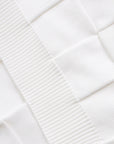 Pearly Gates Men's Jack Bunny Check Texture Knit Vest White - Erthe Golf