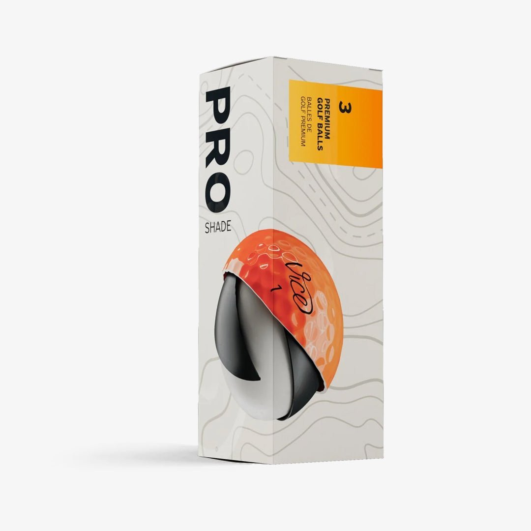 Vice Pro Golf Balls - Orange Red - Erthe Golf