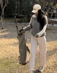 Loveland Women's Sweater - Grey - Erthe Golf