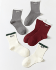 Keypote Women's Fluffy Crew Socks - Grey - Erthe Golf