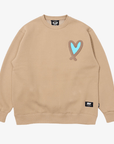 Yorf Golf Aw Tag Crewneck Brown - Erthe Golf