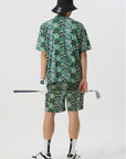 Golden Bear Unisex All-Over Printed Shorts Green