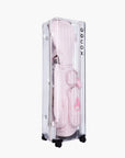 Transparent Golf Travel Case with Wheels - White - Erthe Golf