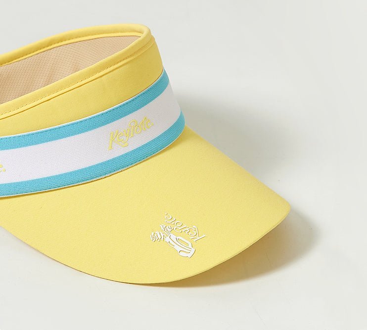 Keypote Yellow Classic Visor - Erthe Golf