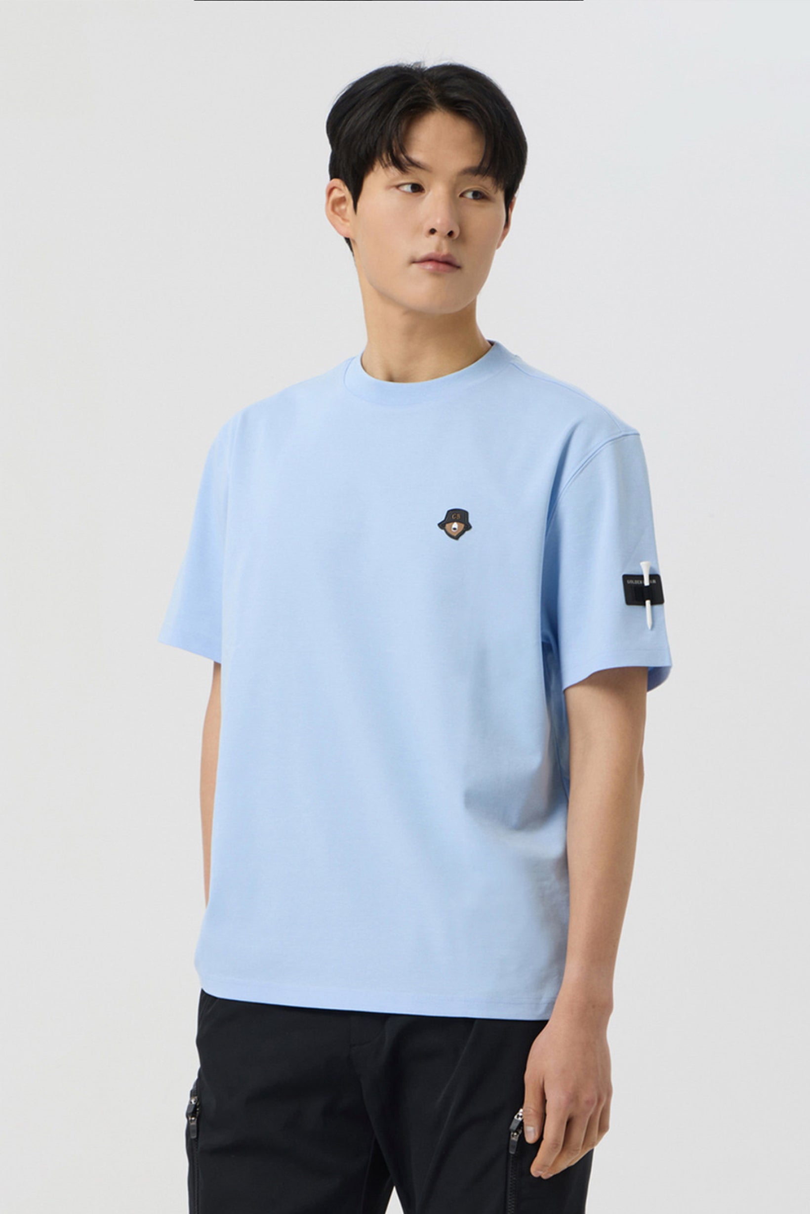 Golden Bear Unisex Essential Color T-shirt - Light Blue - Erthe Golf