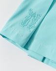 Keypote Aqua Blue Pleated Short Skirt - Erthe Golf