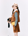WAAC Women Winter Vest - Brown - Erthe Golf