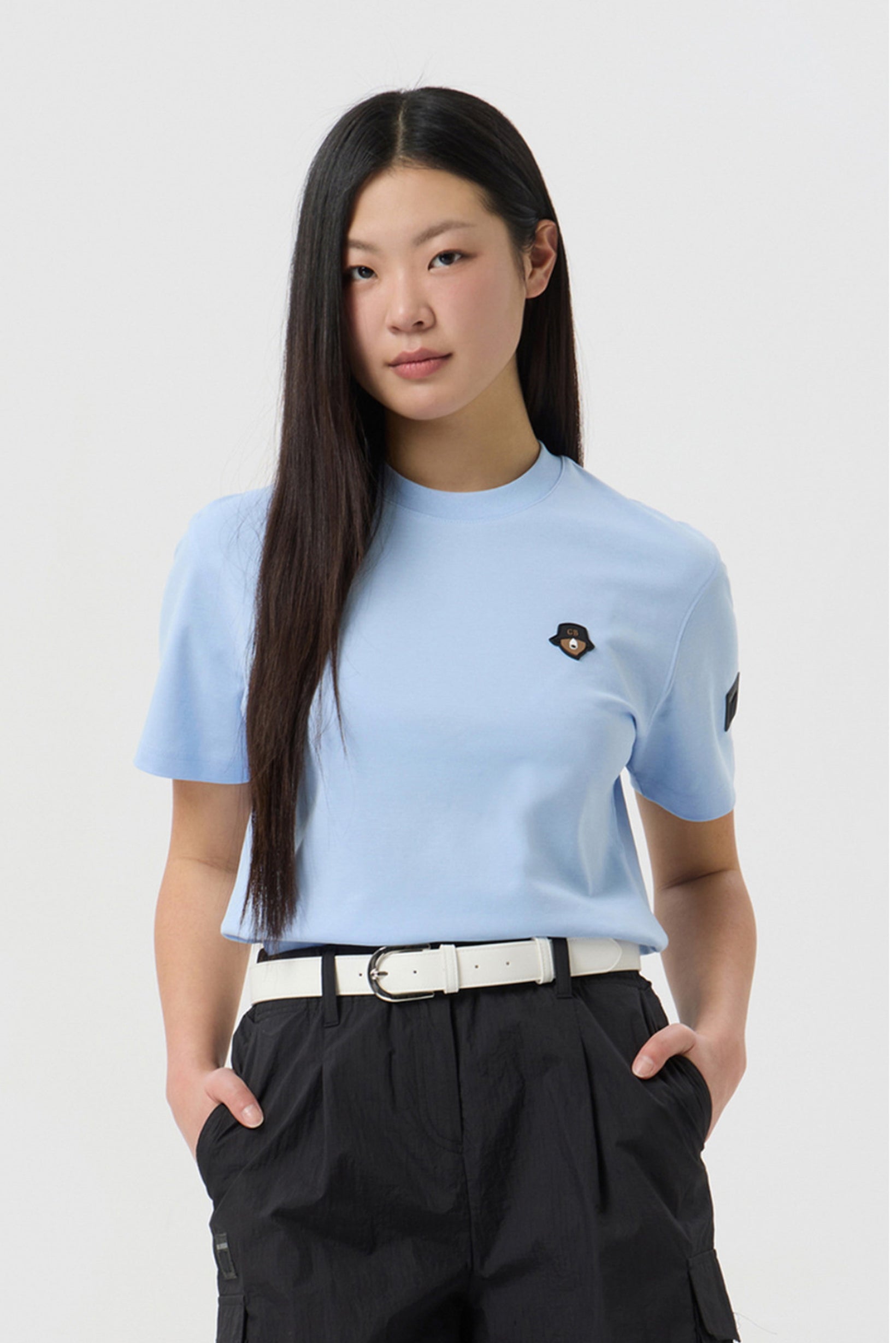 Golden Bear Unisex Essential Color T-shirt - Light Blue - Erthe Golf