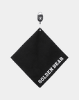 Bucket Bear Square Ball Towel - Black - Erthe Golf