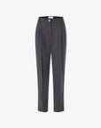 Women's Wool Tailored Pants - Melange Gray - Erthe Golf