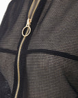 Women's Mesh Jumper - Black - Erthe Golf