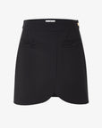 Women's Ribbon Pocket Tulip Skirt - Black - Erthe Golf