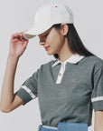 Unisex Logo Wappen Ball Cap - Off White - Erthe Golf
