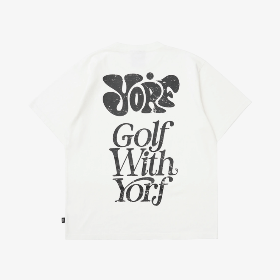 【YORF GOLF】YORF T-SHIRT POCKET PIGMENT / 追跡付 Yorf Golf Unisex Pocket T-shirt - White – Erthe Golf