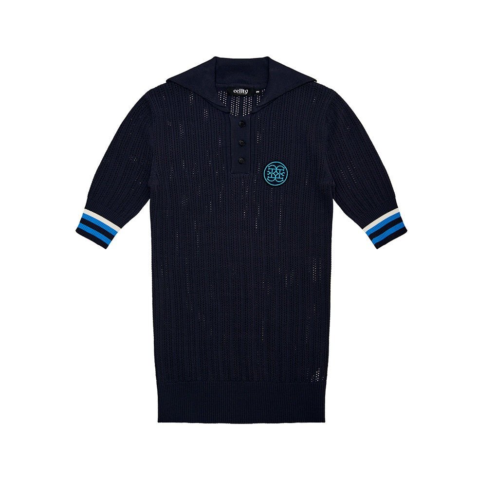 Cellty Sailor Collar Golf Knit - Erthe Golf