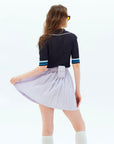 Cellty Golf Purple Swing Pleats Golf Skirt - Erthe Golf