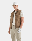 Men's Pocket Vest - Camel - Erthe Golf