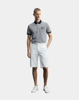 Men's Color Tape Shorts - White - Erthe Golf