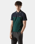 Men's Color - Block Polo - Dark Navy - Erthe Golf
