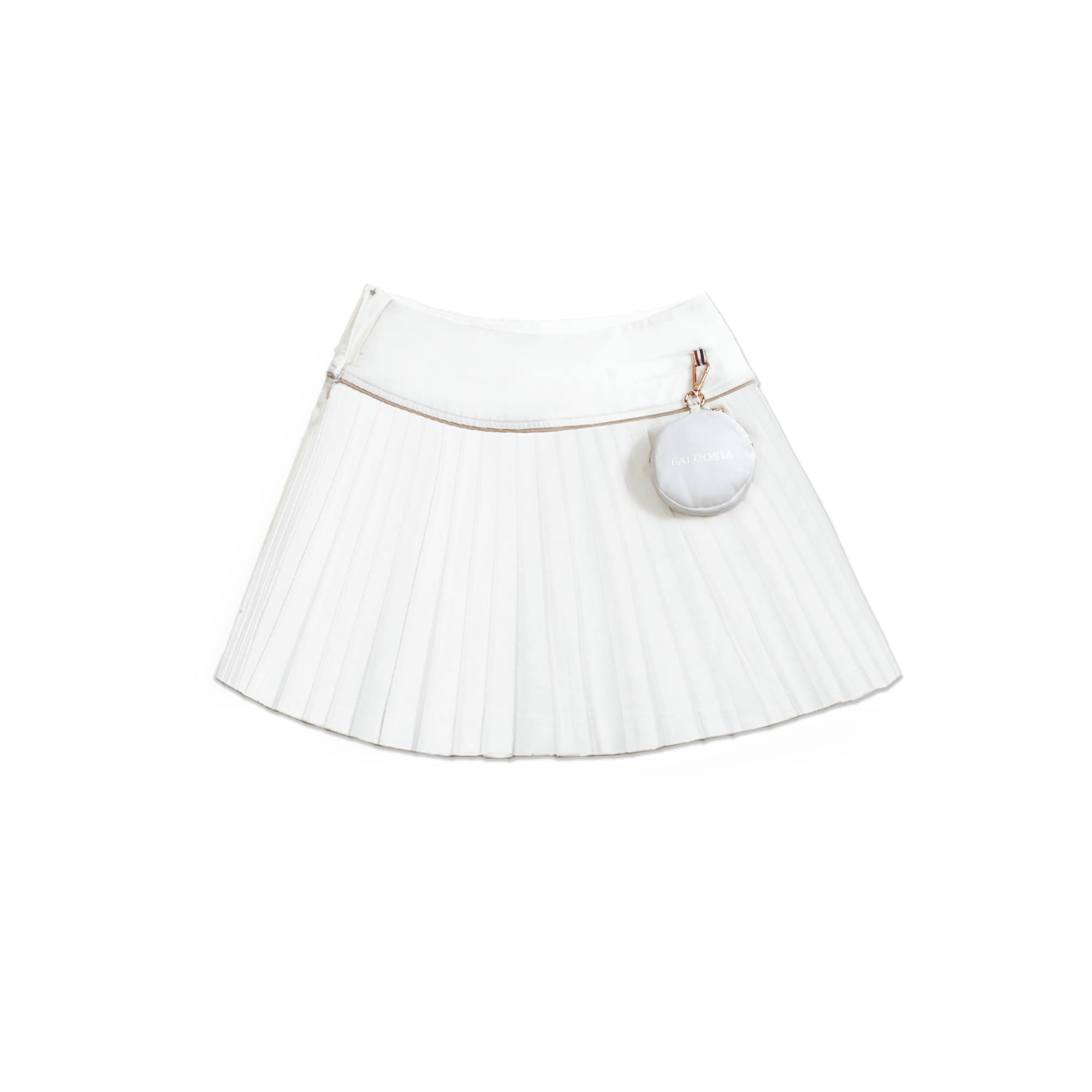 Falcosia White Pleated Skirt - Erthe Golf