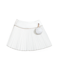 Falcosia White Pleated Skirt - Erthe Golf