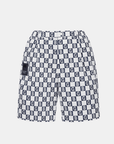 Golden Bear Men's Checker Board Shorts - White - Erthe Golf