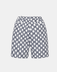 Golden Bear Men's Checker Board Shorts - White - Erthe Golf