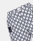 Golden Bear Men's Checker Board Shorts - White - Erthe Golf