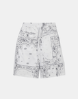 Golden Bear Men's Paisley Shorts - White - Erthe Golf