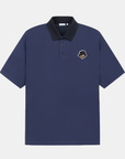 Golden Bear Men's Bear Head Polo - Navy - Erthe Golf