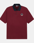 Golden Bear Men's Bear Head Polo - Red - Erthe Golf