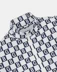 Golden Bear Men's Checker Board Anorak - White - Erthe Golf